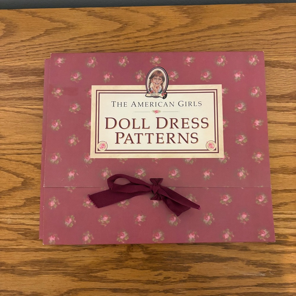 Vintage Pleasant Company American Girl Molly Doll Dress Patterns 1990 Portfolio